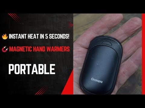 OCOOPA Magnetic Hand Warmers Review🔥Instant Heat, 3-Levels, Rechargeable 2-Pack| Best Winter Gadget