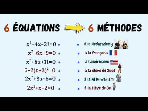 6 EQUATIONS 👉 6 METHODS: Find the right method
