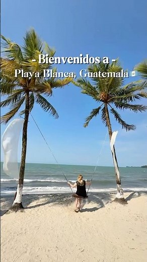 The most beautiful beach in Guatemala! 🤩🇬🇹 #playablanca #livingston #garifuna #puertobarrios
