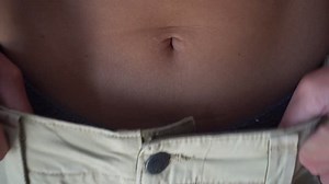 Man Lost Weight Loose Pants: video stock (100% royalty free) 1014121655 | Shutterstock