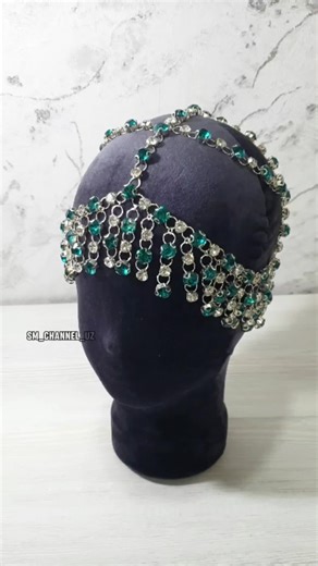 Diadema handmade Нежная диадема из камней Daşlardan hazırlanmış incə diadem Tiara delicada hecha de piedras. Vương miện tinh tế làm từ đá تاج رقيق مصنوع من الحجارة Telegram: @Sm_channel_uz #crown #diy #headband #diadema #tutorial #besthijabtutorial #diy #diademayasash #диадема #sm_channel_uz #tiara #своимируками #самоделки #abadok #handmade #howto
