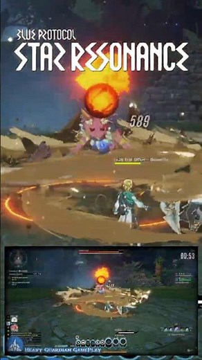 GAMEPLAY ⚡ Heavy Guardian ⚡ #blueprotocol #blueprotocolstarresonance