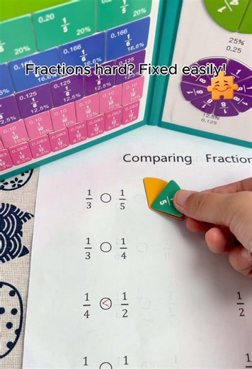 Master Fractions Easily with Magnetic Tools