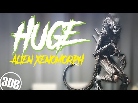 Biggest 3d print, so far life size alien statue