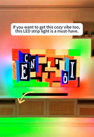 A must-have TV upgrade tool! 😍Smart app control infrared remote control! Music sync screen sync! #backlight #ledlights #ambientlight #rgblight #smarttv