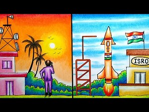 India 1947 vs India 2047 drawing/India 1947 vs India 2047 painting