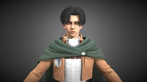 PUBG X AOT - Levi - Download Free 3D model by swag3dmotionff