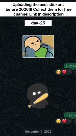 🔥 Day 25 | Crazy WhatsApp Stickers Collection Before 2026 📥 #stickers #whatsapp #whatsappstickers