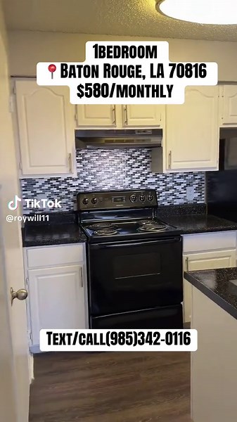 Our one and two bedroom units feature name brand appliances, garbage disposals and dishwashers. We offer washer/dryer connections in some of our two bedroom apartments. For more information text or call(985)342-0116 #batonrougelouisiana #batonrouge #louisianacheck #apartmenttour #moveinready