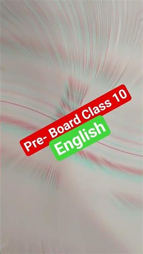 Pre-Board Class 10th English Paper | Class 10th English Pre- Board Paper |Learnify910