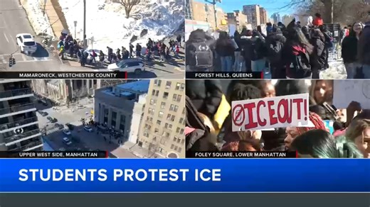 ICE student walkout: High schoolers protest ICE's anti-immigration efforts across NY