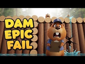 Beaver Builds the Best Dam Ever! | Funny Cartoon, Moral Story