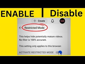 How To Enable or Disable Restricted Mode in YouTube | STEP BY STEP GUIDE