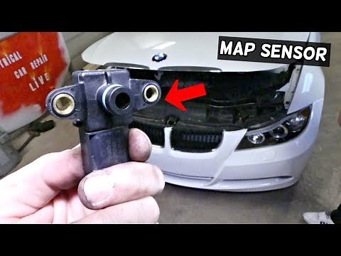 HOW TO REPLACE MAP SENSOR ON BMW E90 E91 E92 E93