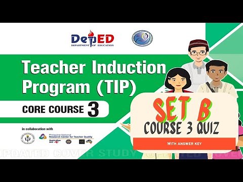 Coursebook 3 SET B Quiz with answer | TIP Course 3 | Teacher Induction Program