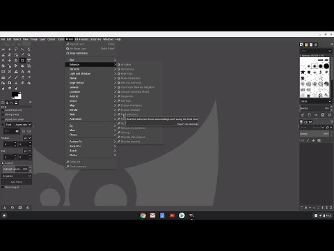 How to install Gimp 2.10.8 and the Heal Selection plugin on a Chromebook