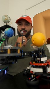 Never thought I’d be using Legos to talk about the conservation of angular momentum in our solar system lol 🫡🌏☀️🌖 this big ole ROUND Earth | Dr. Dakotah Tyler