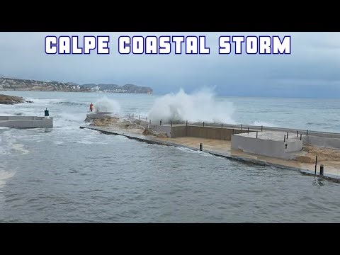 Storm Harry Batters Costa Blanca | Cliff Walk from La Fustera Beach to Les Bassetes Marina, Calpe
