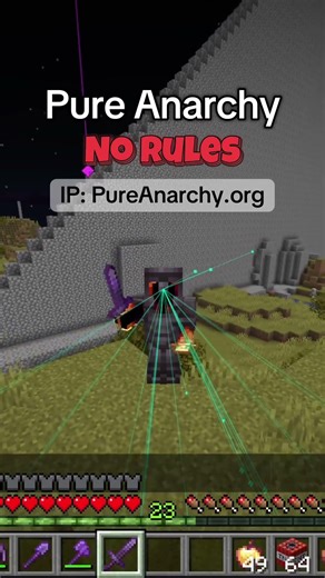 Minecraft Anarchy Server | NO RULES NO MAP RESETS EVER #minecraft