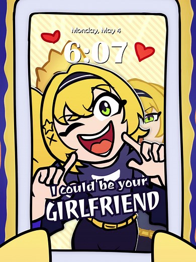 I want to be your Girlfriend! #vtuber #vtuberclips #envtuber #dokibird #animation #animatedshorts #fyp #girlfriend #avrillavigne #cover