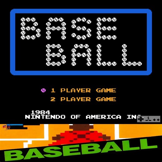 Baseball (1984) The First Baseball Game On The NES!!!!! | Retro-Entertainment TV