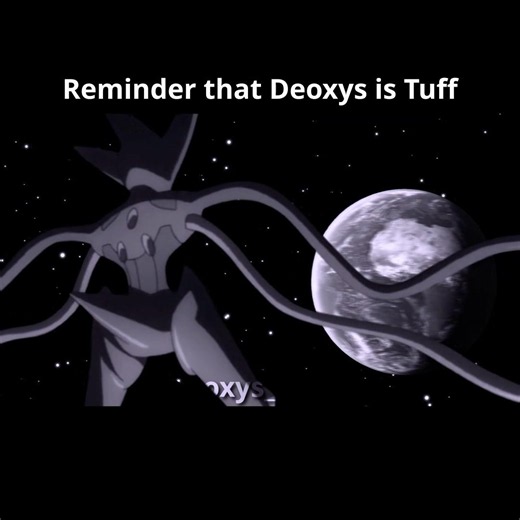 Why is deoxys just so tuff at all times? #edit #pokemon #deoxys #pokemonmemes