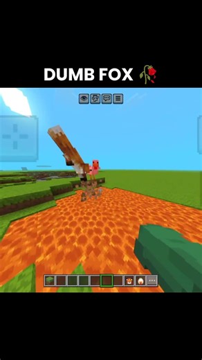 Dumb Fox ! 🥀 #minecraft #minecraftshorts