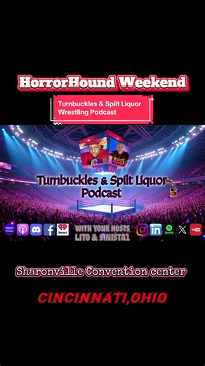 @HorrorHound Weekend!!!!! #sharonvilleconventioncenter #explore #fyp #trending #viral @Matt Hardy @jeffhardybrand @TNA Wrestling @YouTube @Facebook