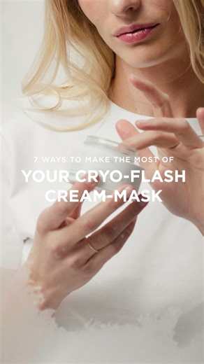 2.5K views · 32 reactions | One mask. Seven ways to chill 流 Our Cryo-Flash Cream Mask isn’t just cooling, it helps lift, firm and boost your glow with every use. Thanks to its instant cryotherapy effect, apply it day and night to refresh, reset and reveal radiant skin the next morning 冀 #ClarinsMY #Clarins #ClarinsMask #CryoFacial #MultiUseMask #BeautyEssentials #Skincare | Clarins | Facebook