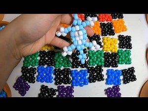 🦎 Making a Kandi Lizard Keychain! | Cute Beaded Animal Full Tutorial