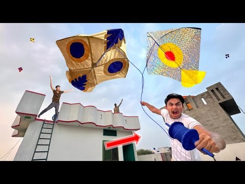 Biggest 5 Feet Kite Flying | Abubaker Vs Nasir Kite Fly Challenge Police