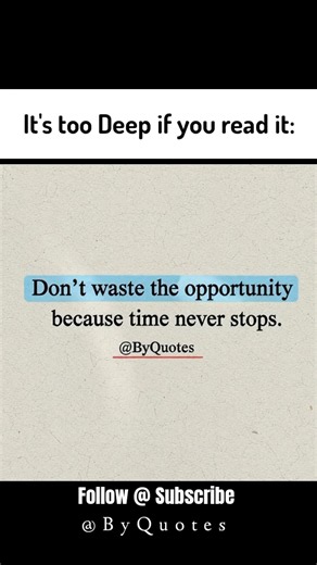 deep quotes about time/quotes