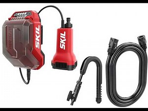 En SKIL dykpumpe på batteri - kan den lave nok tryk til en havevander?
