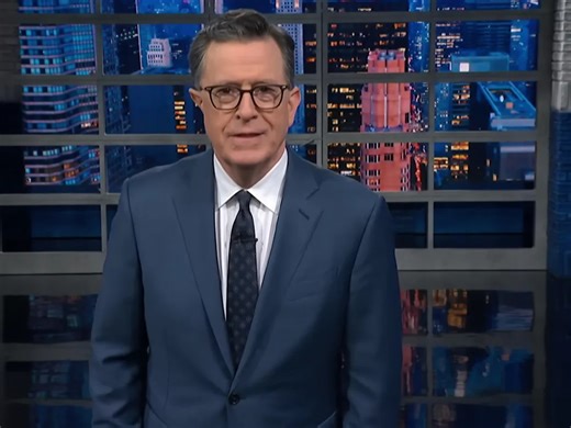 Stephen Colbert Jokes That Trump Gave a ‘Concise, Intelligent’ Speech: ‘April Fools!’