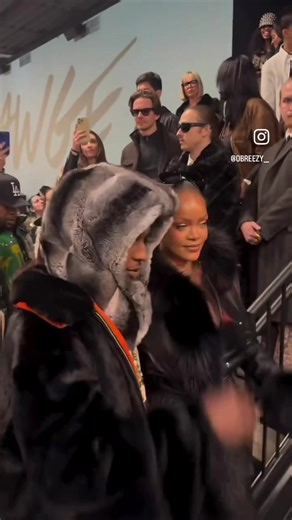 Asap Rocky Rhianna out and about New York Fashion Week #nyfw #asaprocky #rhianna