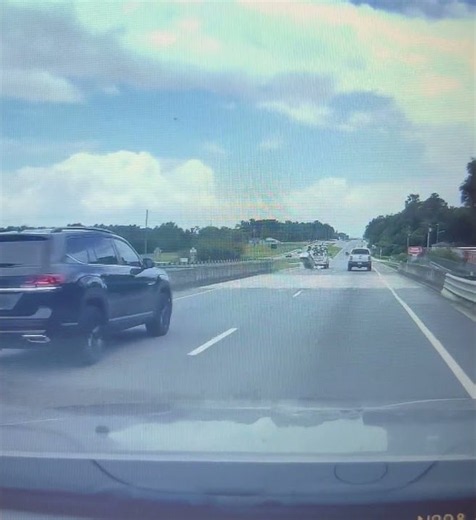 Refrigerator Slides Out of Moving Truck on Highway