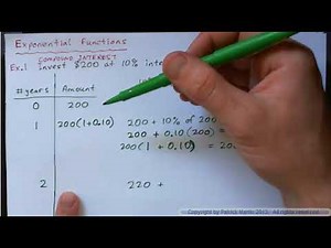 Exponential Functions - Ex1-3