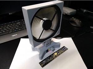 Desktop fan (120 mm / 140 mm), USB or AC powered desk fan #3DPrinting #3DThursday