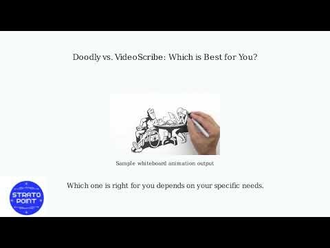 Doodly vs VideoScribe (2025) – Best Whiteboard Animation Software Compared