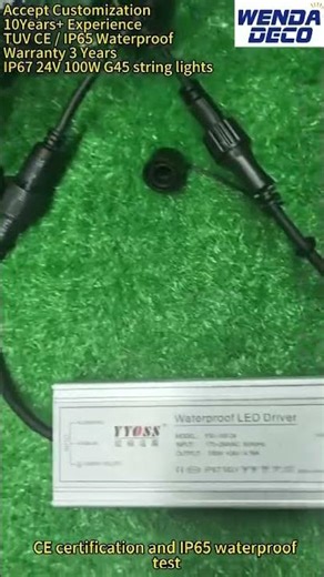 wendadeco cndecolight waterproof led string lights for garland illumination #christmaslights