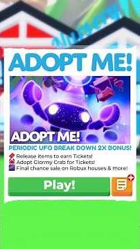 🐲✨🌑Adopt Me Final Stop Shop Update!🌌✨🦀New Glormy Crab Pet!🦀✨🌑Robux Items Sale!🛸✨🐲#adoptme #roblox