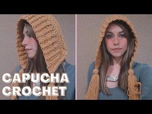 CAPUCHA TEJIDA A CROCHET// GORRITO GANCHILLO