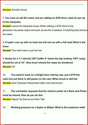 Elevator Mechanic Exam Review Neiep Latest Actual Questions video