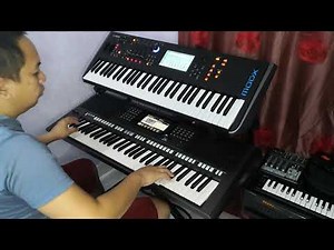 双电子琴演奏 江水悠悠淚長流 (Cover by~Bu)