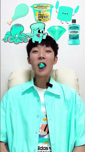 Random Mint food MUKBANG🤢 #shorts