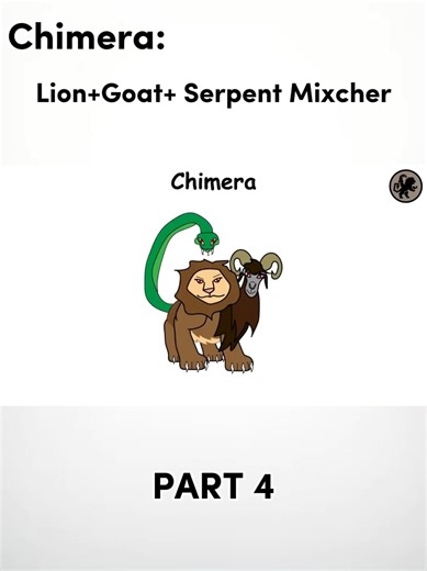 Chimera The mixcher of lion goat snack 🥨#chimera #goat #snack #history #facts