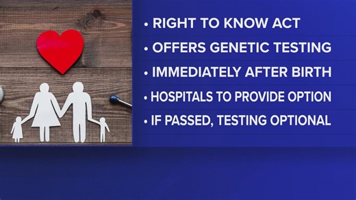 Ohio lawmakers introduce new act centered on DNA testing at birth