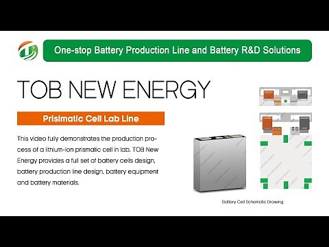 Lithium ion Prismatic Cell Lab Line Equipment from TOB New Energy