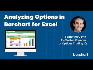 Analyzing Options in Barchart for Excel