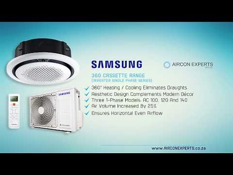 Samsung 360 Ceiling Cassette Air-Conditioners Range (Smart - Inverter) 1Ph - 220V 048